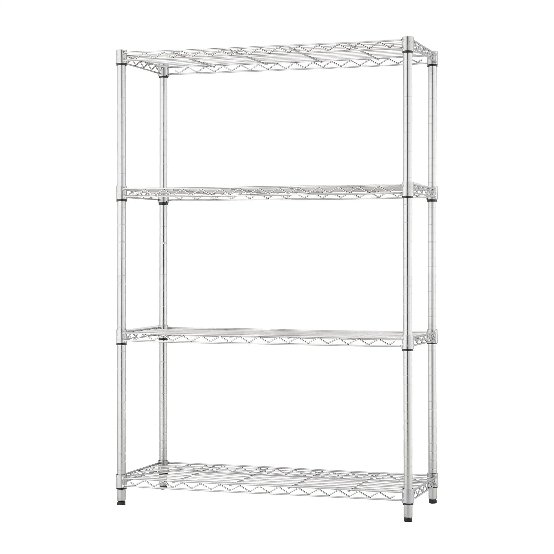 TRINITY 4-tier Wire Shelving Rack 36" x 14" x 54 - USA MEGA SHOP