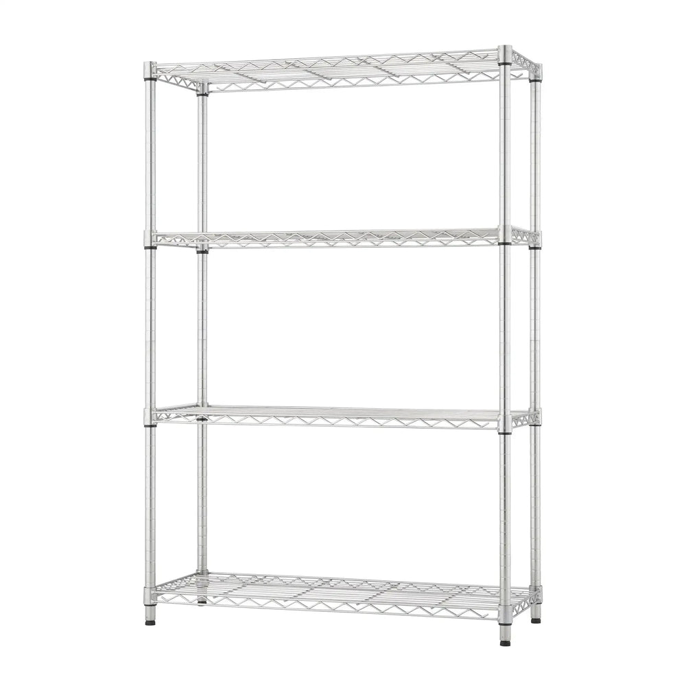 TRINITY 4-tier Wire Shelving Rack 36" x 14" x 54 - USA MEGA SHOP