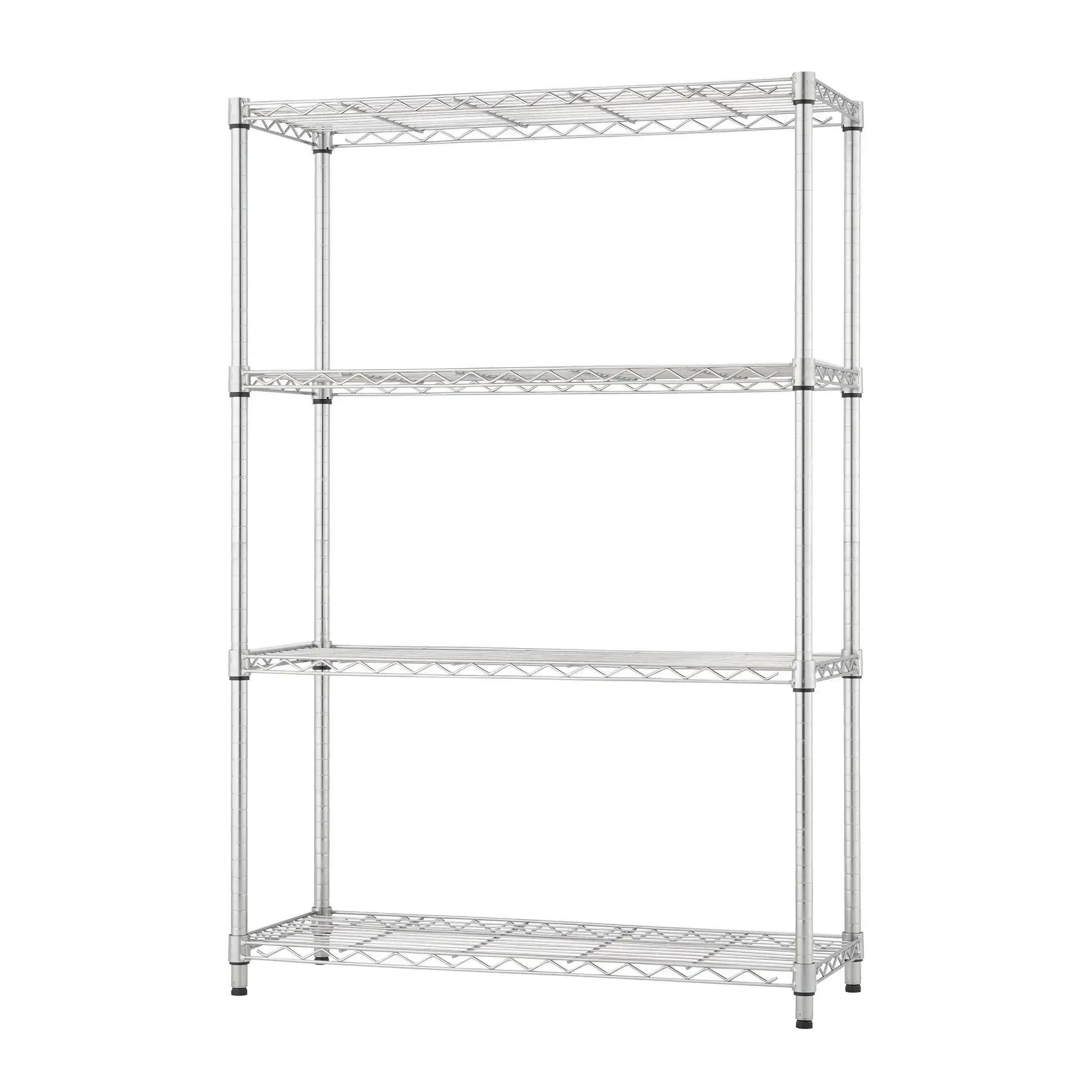 TRINITY 4-tier Wire Shelving Rack 36" x 14" x 54