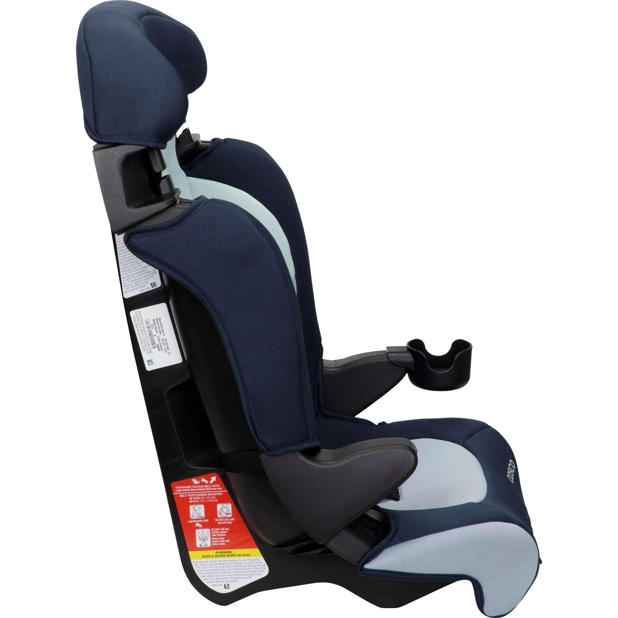 Cosco Kids Finale DX 2-in-1 Booster Car Seat, Rainbow