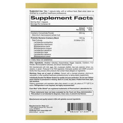 California Gold Nutrition, CranMax® LactoBif® Probiotics, 25 Billion CFU, 30 Veggie Capsules