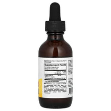 Oregano oil supplement bottle with black dropper, back label information