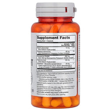NOW Sports Advanced Joint Support supplement bottle, back label view, 60 capsules