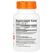 Doctor's Best Nattokinase supplement bottle back label with Supplement Facts