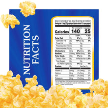 Act II Butter Lovers nutrition facts panel with calories and serving information