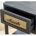 Better Homes & Gardens Springwood Caning Nightstand, Light Honey Finish