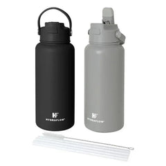 Hydraflow 34-Oz. Hybrid Double Wall Stainless Steel Bottle , 2 Pack (Assorted Colors)