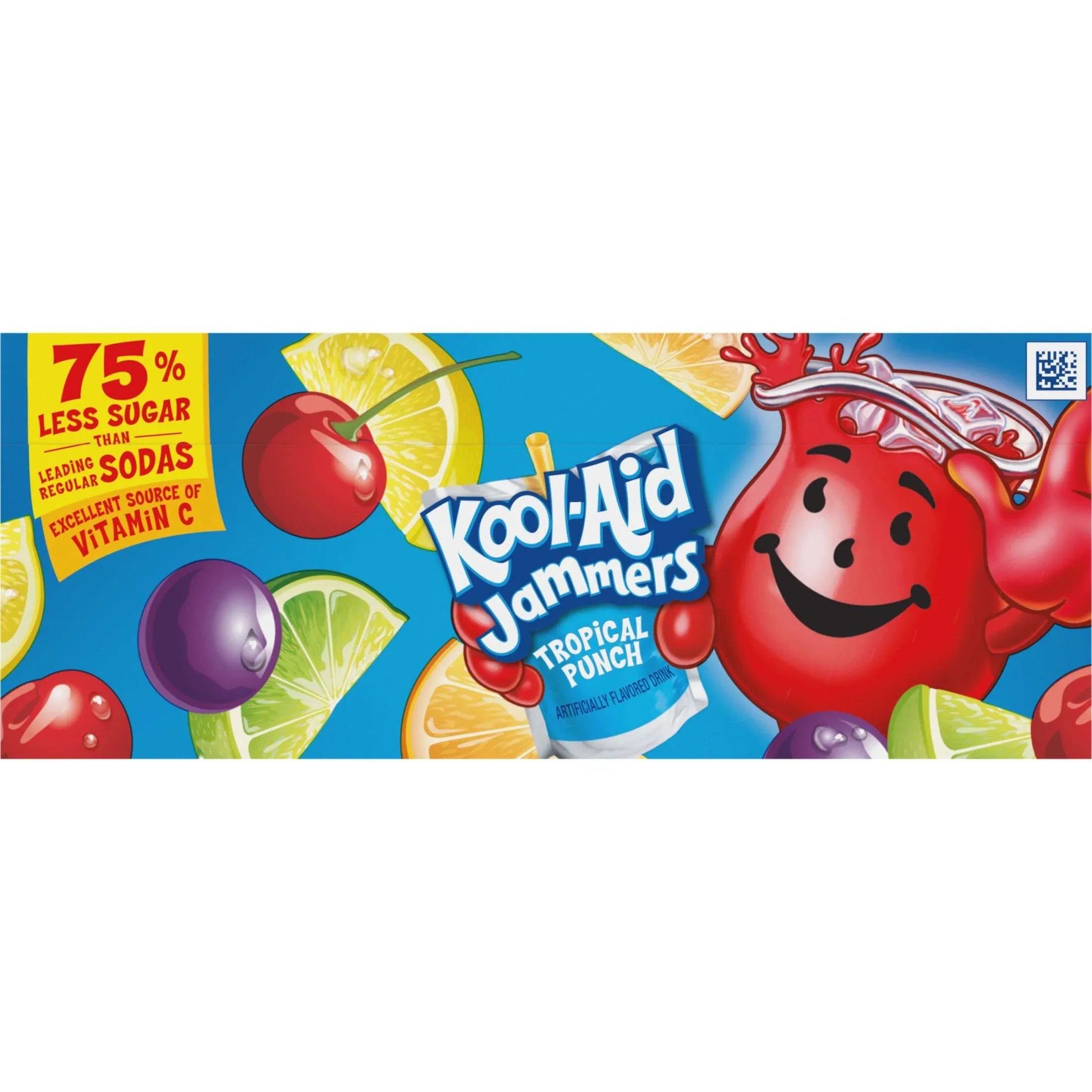Kool-Aid Jammers Tropical Punch Flavored Drink, 10 ct Box, 6 fl oz Pouches
