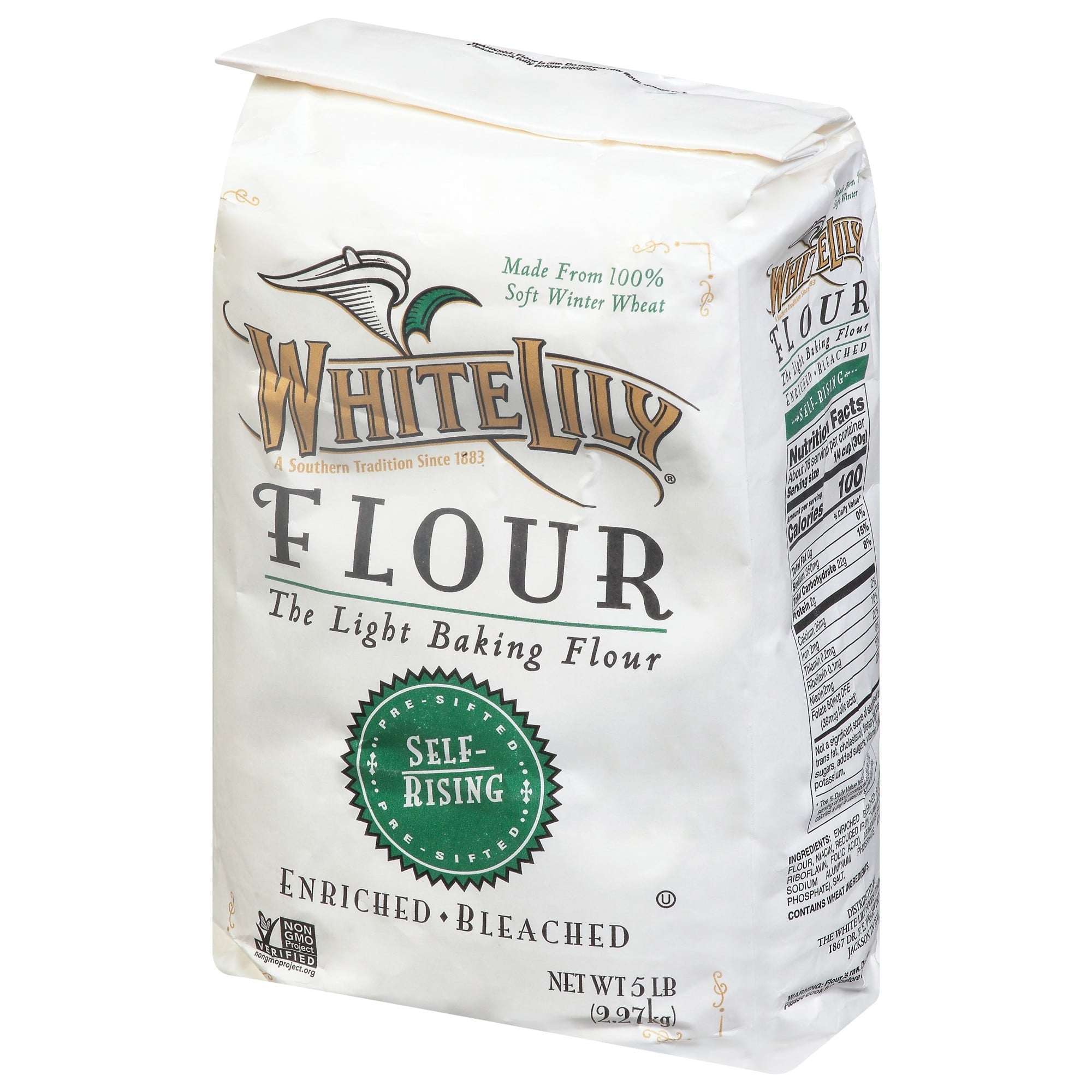 White Lily Self Rising Flour, 5 lb Bag