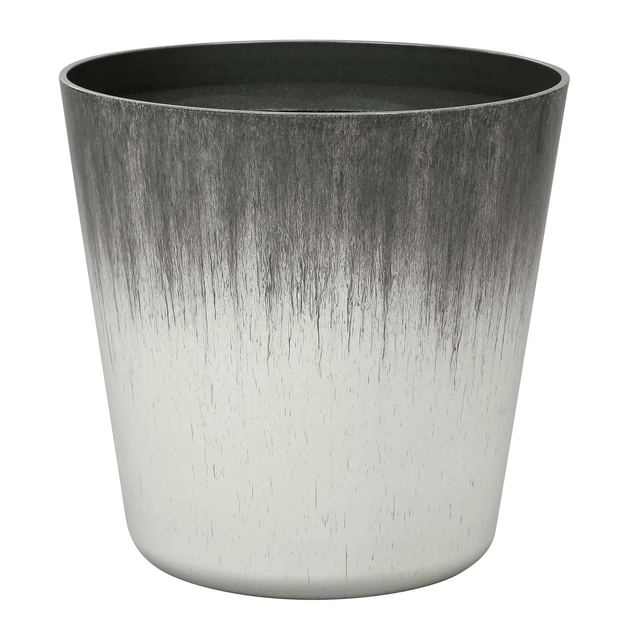 Better Homes and Gardens Esmeralda Plastic Planter 12" x 12" x 12" Round Toupe Finish