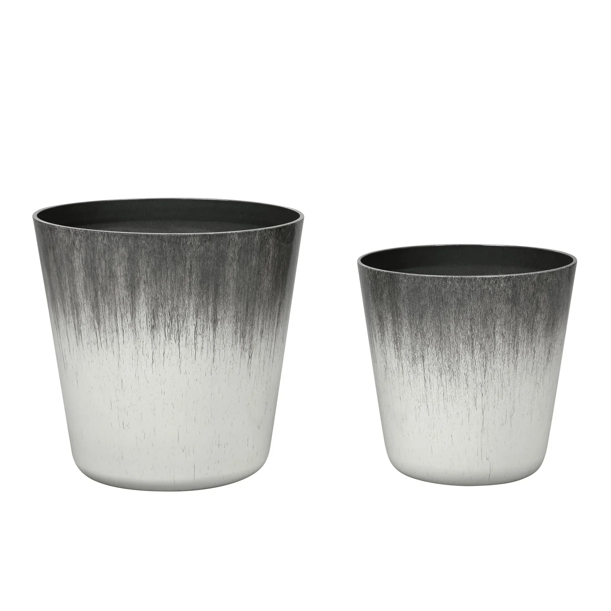 Better Homes and Gardens Esmeralda Plastic Planter 12" x 12" x 12" Round Toupe Finish