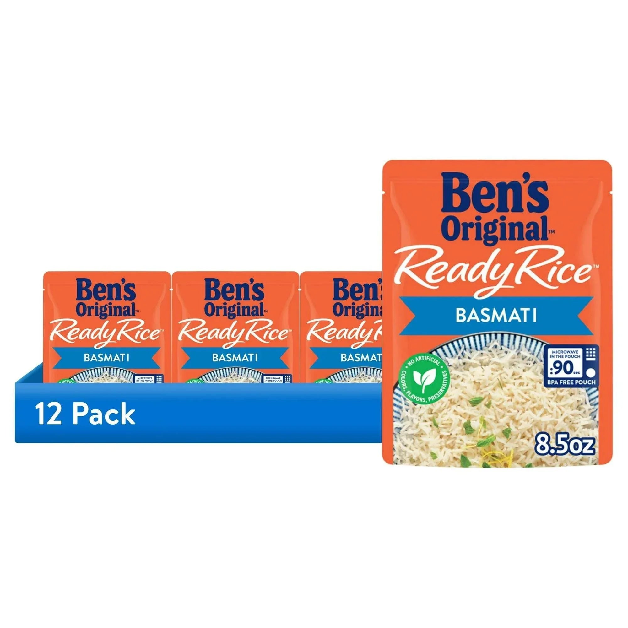 Ben's Original Ready Rice Basmati Rice, Easy Side Dish, 8.5 Ounce Pouch - USA MEGA SHOP
