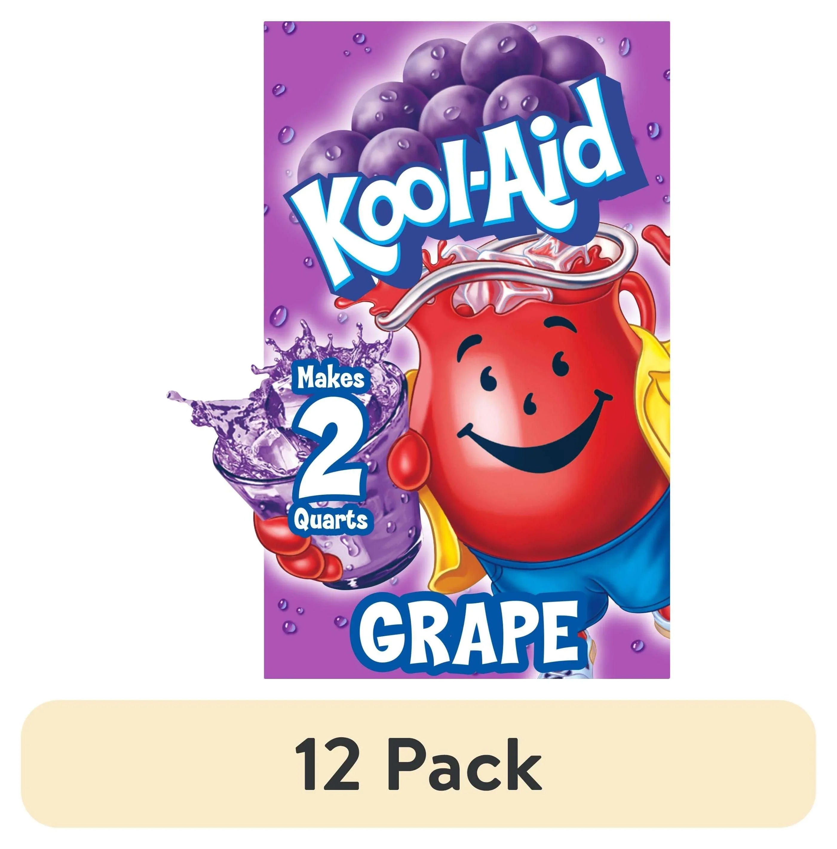 Kool-Aid Unsweetened Blue Raspberry Lemonade Powdered Drink Mix, 0.22 oz. Packet