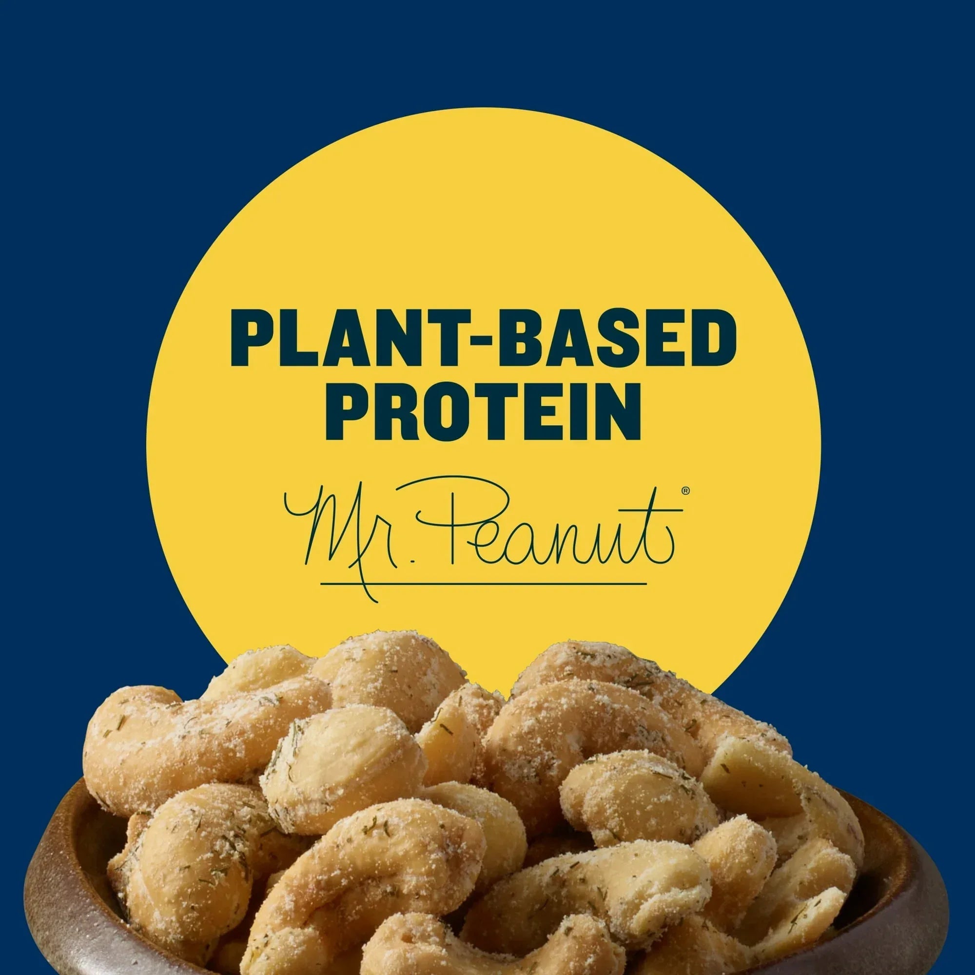 PLANTERS Whole Cashews Dill Pickle Flavored, Party Snacks, Plant Based Protein 5 oz Plastic Bag