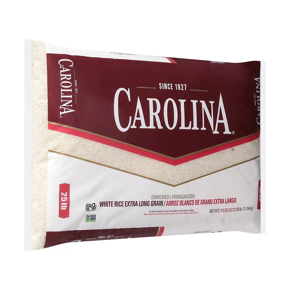 Carolina Enriched Extra Long Grain White Rice, 25 lbs. - USA MEGA SHOP