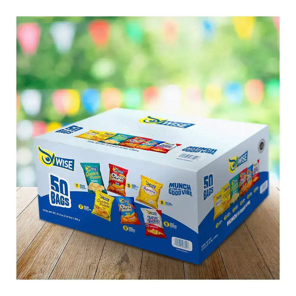 Wise Grab & Snack Variety Pack, 50 ct. - USA MEGA SHOP