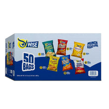 Wise snack variety pack box with 50 snack bags, assorted flavors