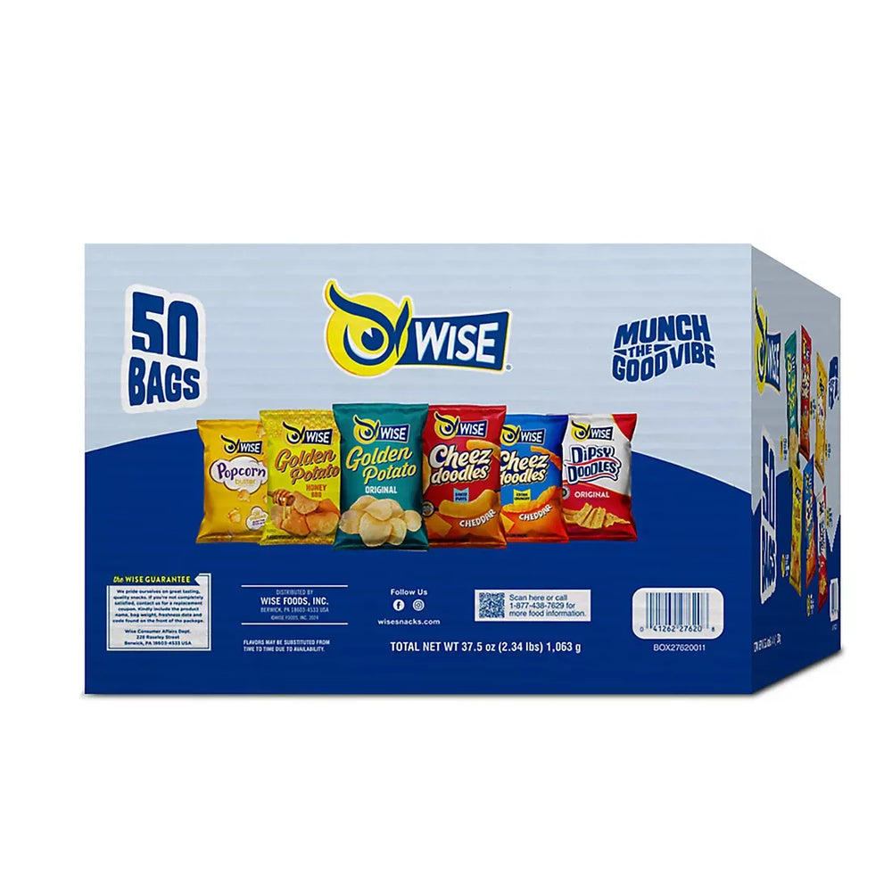 Wise Grab & Snack Variety Pack, 50 ct. - USA MEGA SHOP
