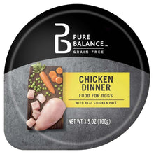 Grain-free chicken dinner pate wet dog food cup, net wt 3.5 oz
