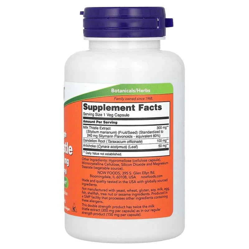 NOW Foods, Milk Thistle Extract 300 mg & 750 mg - USA MEGA SHOP