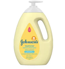 Johnson's Head-To-Toe Tear-free Gentle Baby Wash & Shampoo, 33.8 fl. oz