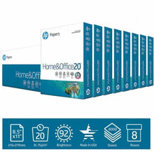 Home & Office copy paper carton, 8.5x11, 92 brightness, 20 lb, 8 reams/4000 sheets