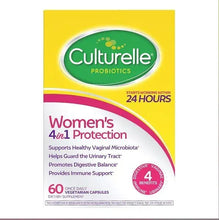 Culturelle Probiotics women's 4-in-1 protection capsule box, 60 once-daily capsules