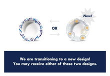 Disposable paper bowls showing two patterned design options