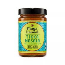 Tikka masala simmer sauce jar with black lid, mild front label