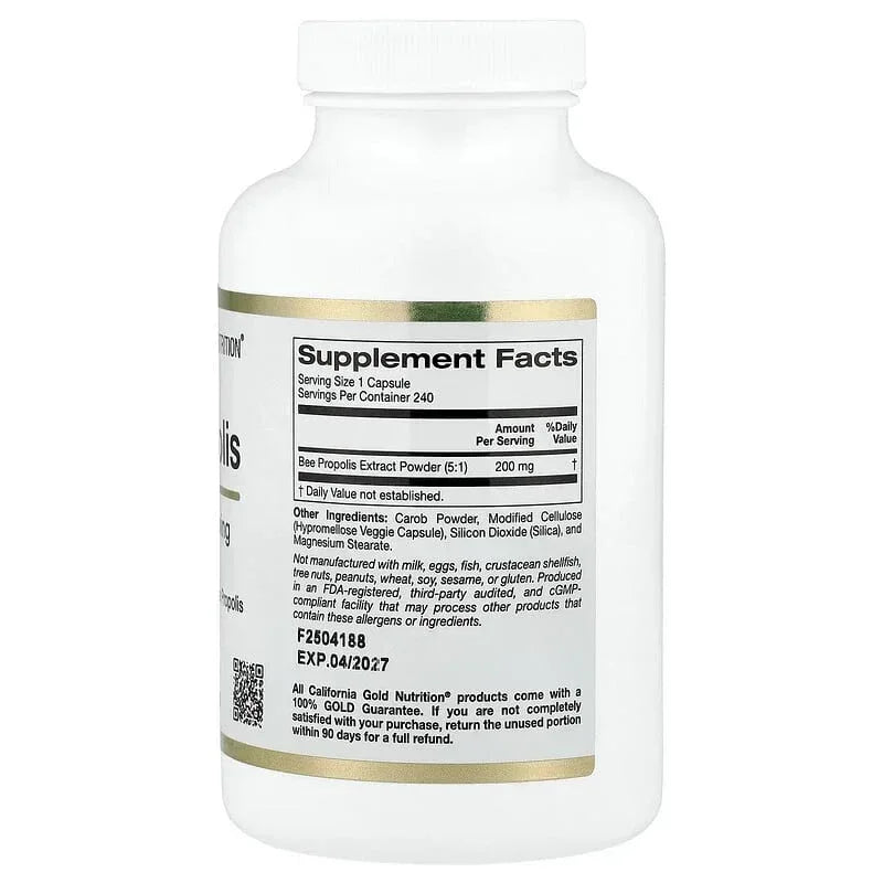 California Gold Nutrition, Bee Propolis, 1,000 mg