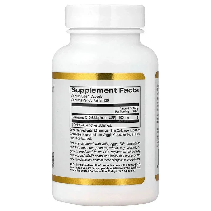 California Gold Nutrition, CoQ10, USP Grade Ubiquinone, 100 mg