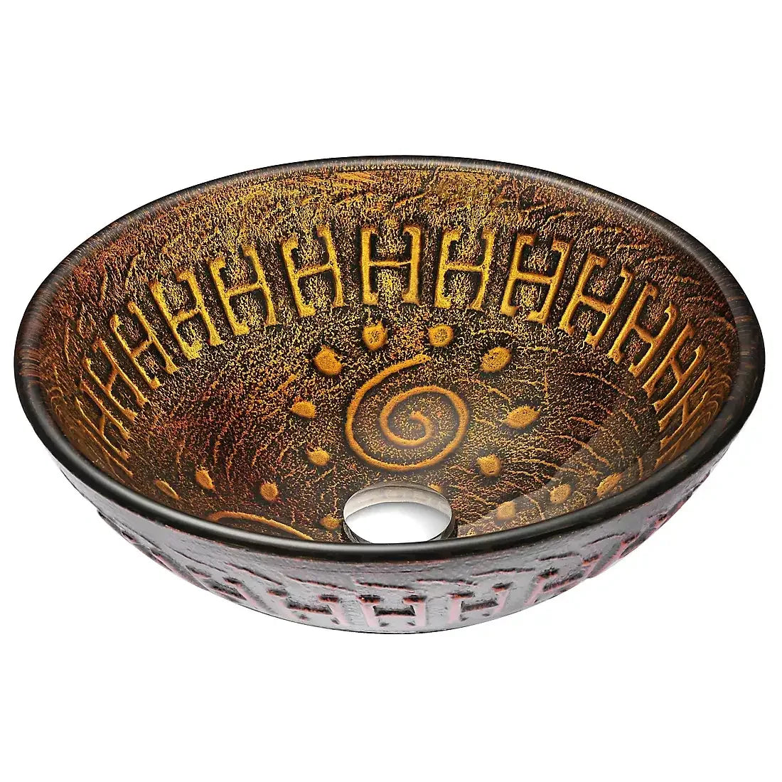 ANZZI Opus Bathroom Sink - Lustrous Brown - USA MEGA SHOP