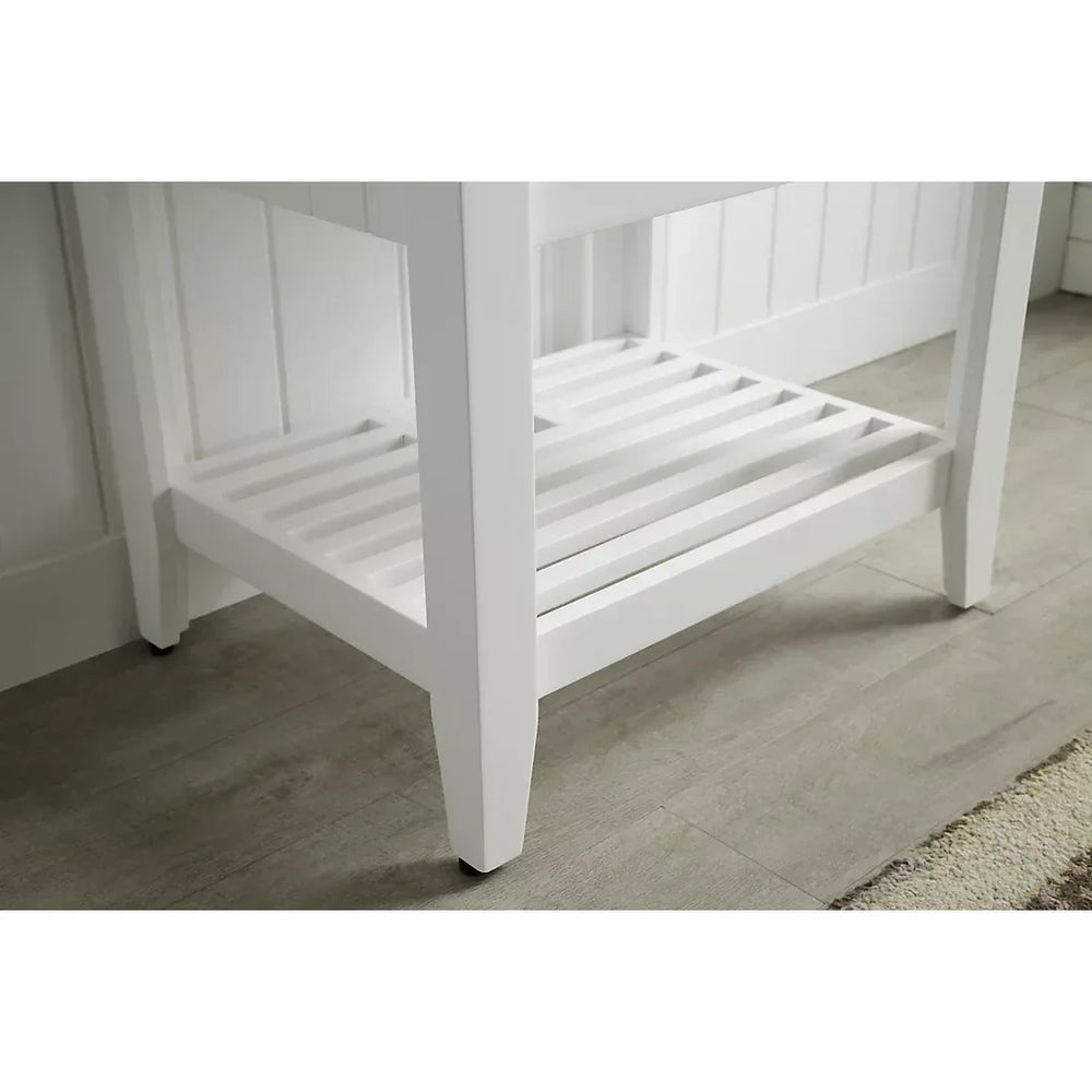 ANZZI Mosset 24" Bathroom Vanity with 014 Faucet - White - USA MEGA SHOP