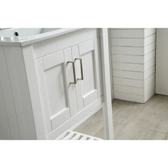 ANZZI Mosset 24" Bathroom Vanity with 014 Faucet - White - USA MEGA SHOP