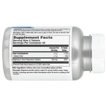 Magnesium Malate supplement bottle side with Supplement Facts label