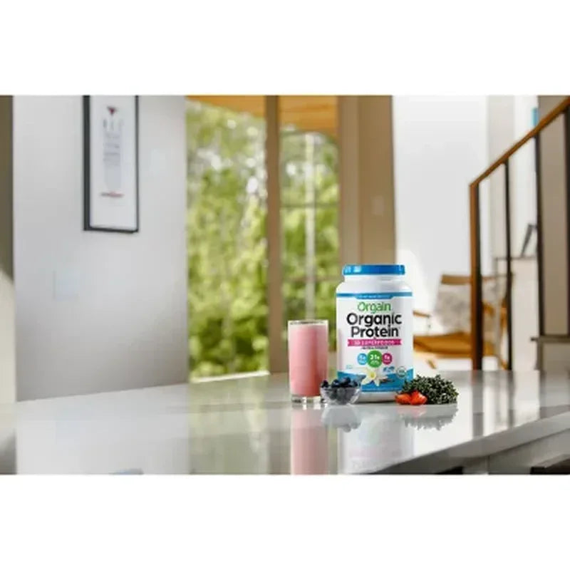 Orgain Organic Plant Based Protein Powder Vanilla Bean