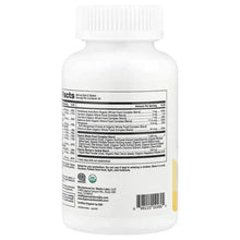Women's 40+ multivitamin bottle with supplement facts back label