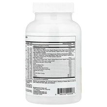 Women's multivitamin bottle with Supplement Facts panel on back, iron-free