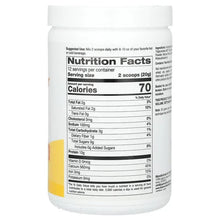 Collagen creamer Nutrition Facts panel on back of container