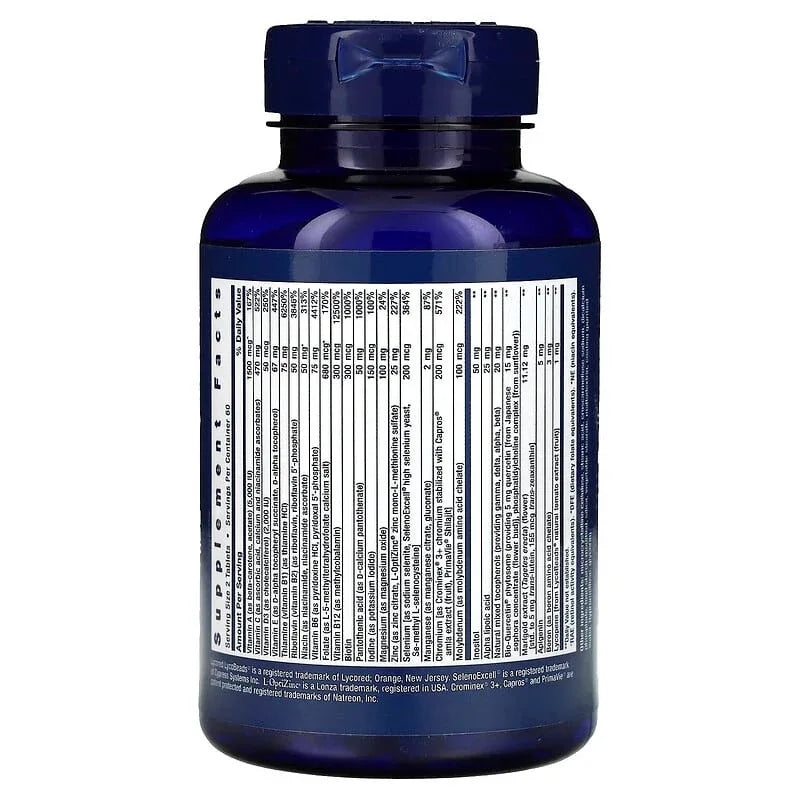 Life Extension, Two-Per-Day Multivitamin, Tablets