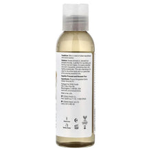 NOW Solutions sweet almond oil unscented bottle, ingredients and directions panel