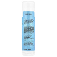 Anti-Bug balm stick back label with ingredients and safety seal