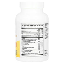 Dietary supplement bottle with Supplement Facts panel and ingredient table