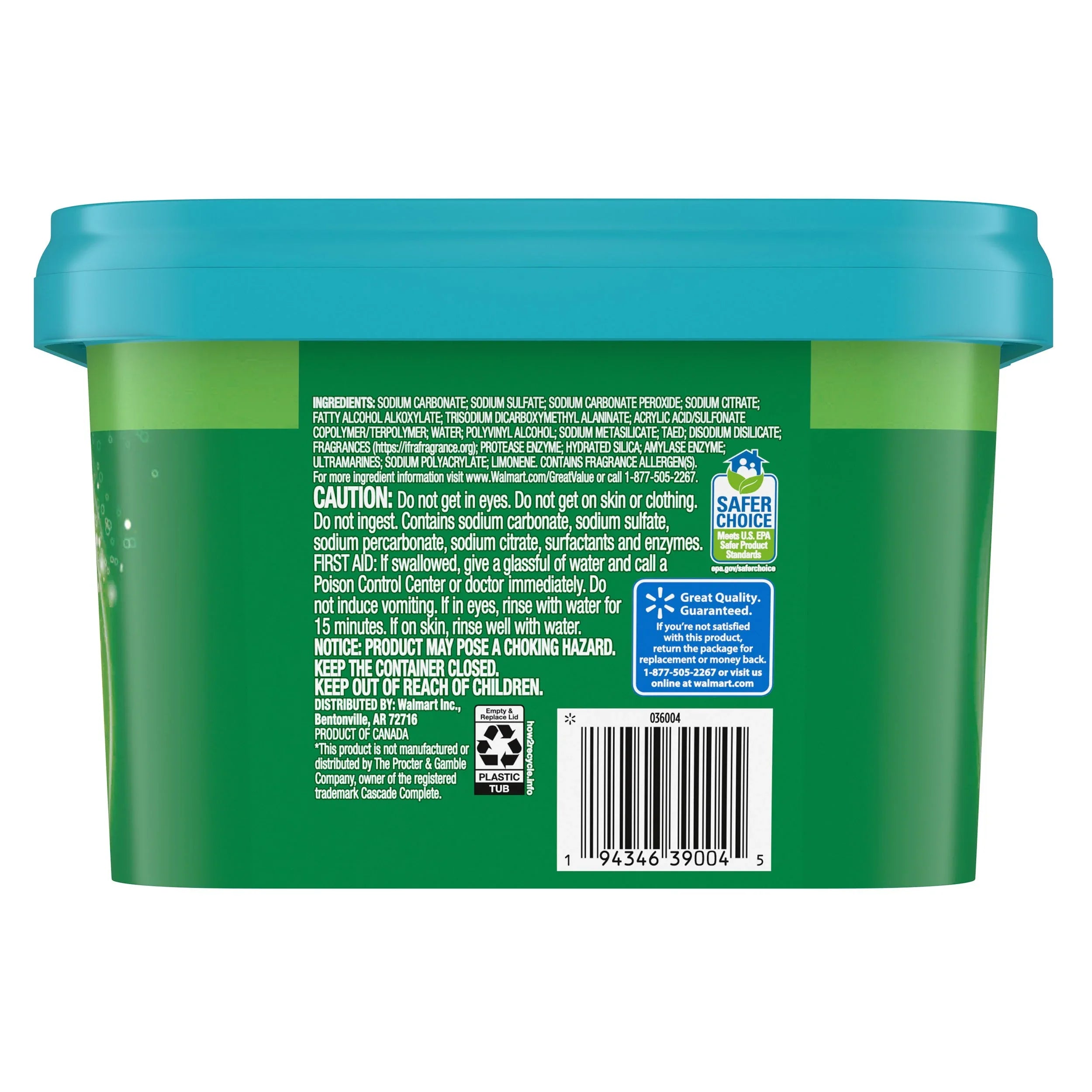 Great Value Original Dishwasher Pacs, Fresh Scent, 115 Count - USA MEGA SHOP