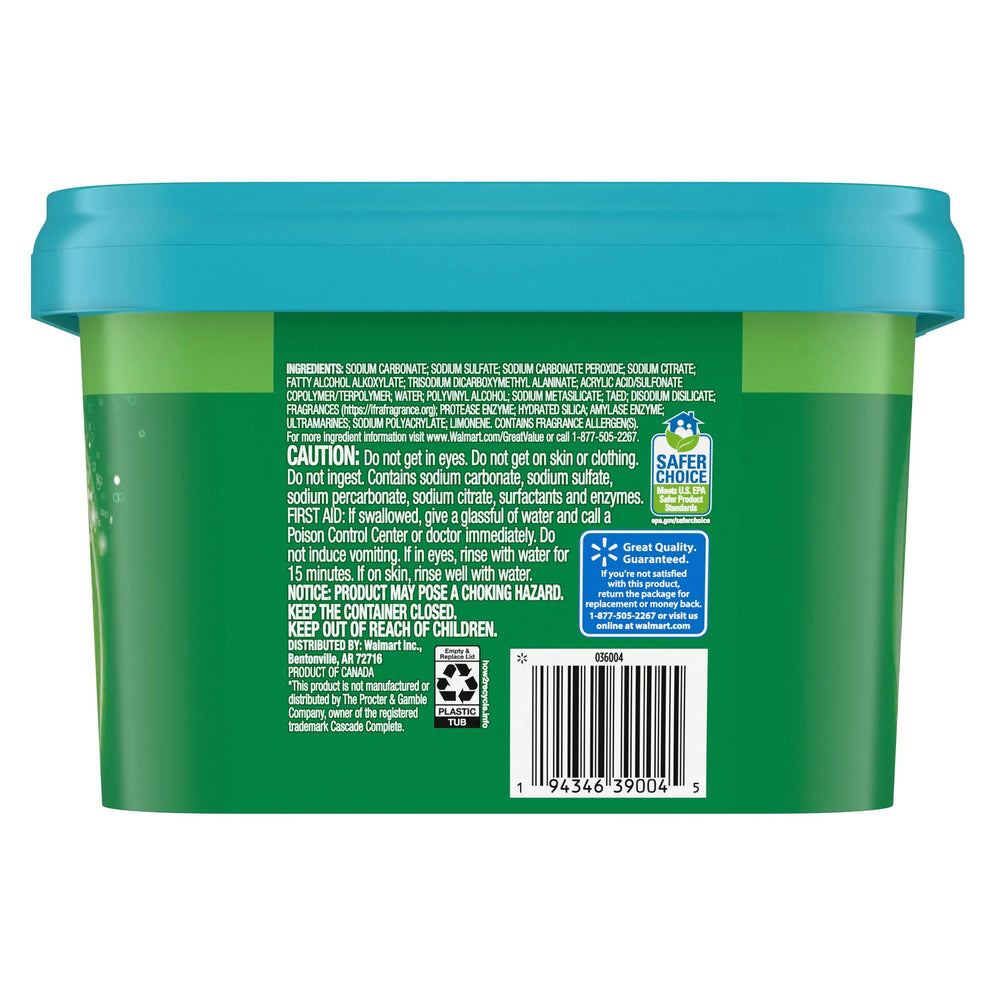 Great Value Original Dishwasher Pacs, Fresh Scent, 115 Count - USA MEGA SHOP