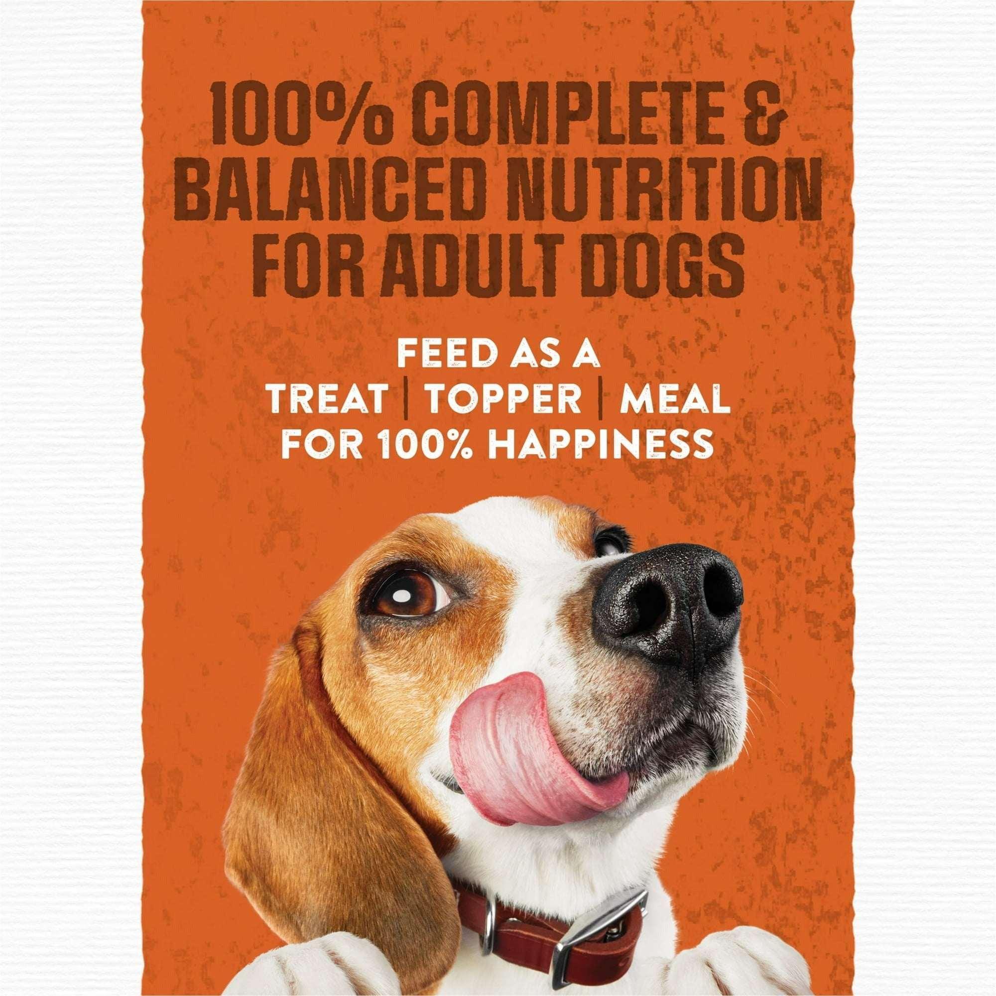 Purina Moist & Meaty Dry Dog Food, Soft Beef Burger with Cheddar Cheese, 6 oz Per Pouch
