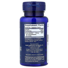 Life Extension Zinc Caps bottle back label with Supplement Facts and ingredients