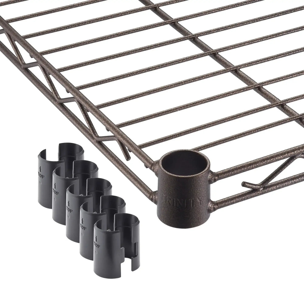 TRINITY Bronze Rolling Garment Rack - USA MEGA SHOP