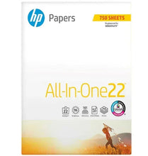 HP Papers All-In-One22 22 lb letter printer paper, 750 sheets ream box