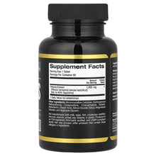 Tribulus supplement bottle with back label Supplement Facts panel